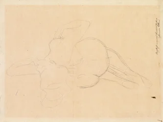 Sich nach rückwärts neigender Akt